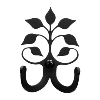 Leaf Fan Double Metal Wall Hook
