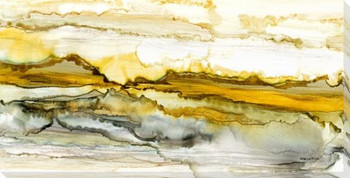 Golden Tide Wrapped Canvas Giclee Art Print Wall Art