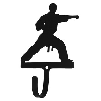 Man/Boy Karate Small Metal Wall Hook