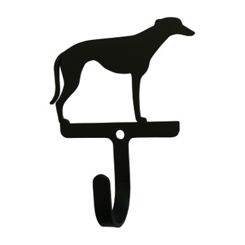 Greyhound Dog Small Metal Wall Hook
