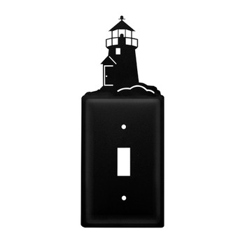 Lighthouse Single Toggle Metal Switch Plate Cover