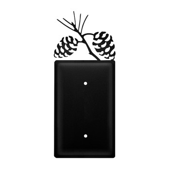 Pinecone Single Blank Switch Plate Cover