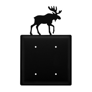 Moose Double Blank Switch Plate Cover