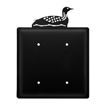 Loon Double Blank Switch Plate Cover