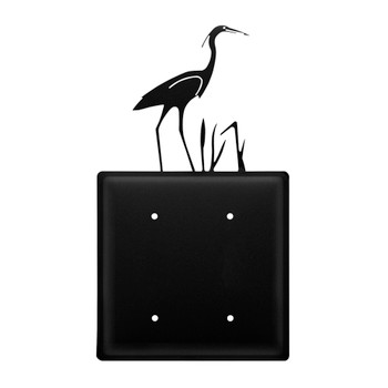 Heron Double Blank Switch Plate Cover