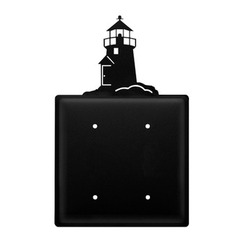 Lighthouse Double Blank Switch Plate Cover