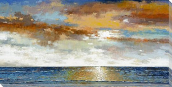 Painted Shore Wrapped Canvas Giclee Print Wall Art