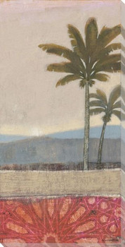 Exotic Palms II Wrapped Canvas Giclee Print Wall Art