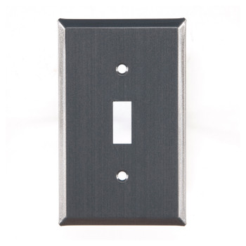 Plain Single Toggle Tin Switch Plate Cover in Country Tin