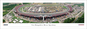 New Hampshire Motor Speedway Aerial Panoramic Art Print