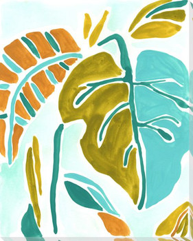 Jungle Expression II Wrapped Canvas Giclee Art Print Wall Art