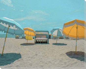 Umbrellas No2 Wrapped Canvas Giclee Art Print Wall Art