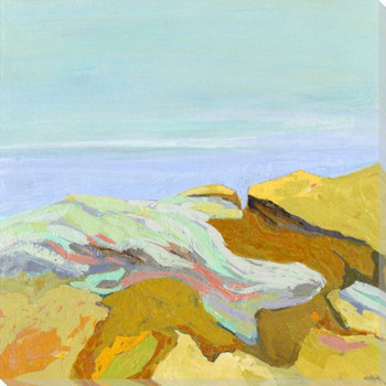 Where Sea Meets Sky Wrapped Canvas Giclee Art Print Wall Art