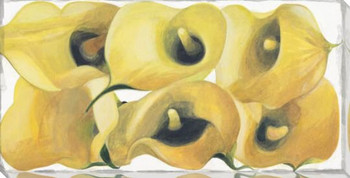 Calla Flower Collection Wrapped Canvas Giclee Print Wall Art