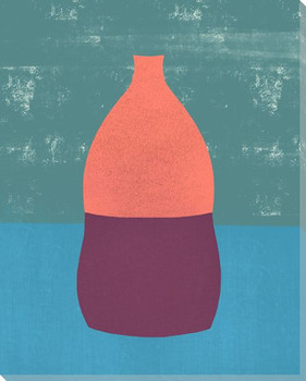 Cone Vase Wrapped Canvas Giclee Art Print Wall Art