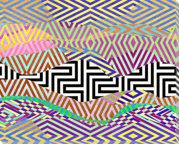 Echo Chamber Wrapped Canvas Giclee Art Print Wall Art