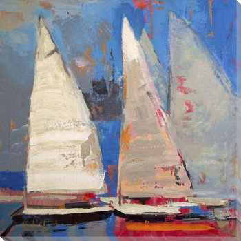 Ghost Sailing Wrapped Canvas Giclee Art Print Wall Art