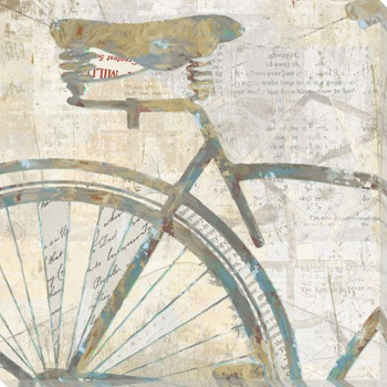 Bicycle Parts 3 Wrapped Canvas Giclee Art Print Wall Art