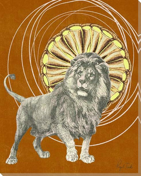 Leo Wrapped Canvas Giclee Art Print Wall Art