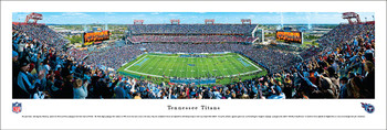 Tennessee Titans Football 50 Yard Line Panoramic Art Print