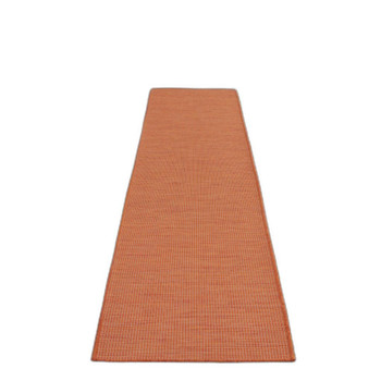 2' x 10' Rust Power Loom Runner Rug