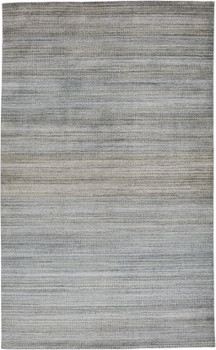 2' x 3' Blue Gray and Purple Ombre Hand Woven Area Rug