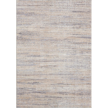 2' x 3' Gray Abstract Polyester Area Rug