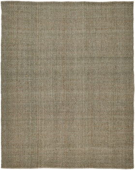 2' x 3' Green and Tan Hand Woven Area Rug