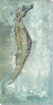 Seahorse Wrapped Canvas Giclee Print Wall Art
