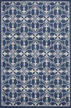 2' x 4' Denim Classical UV Treated Accent Rug