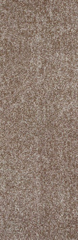2' x 8' Beige Heather Plain Runner Rug