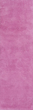 2' x 8' Hot Pink Plain Runner Rug