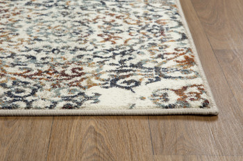 2' x 8' Ivory Oriental Dhurrie Runner Rug