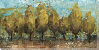 Tree Line at 2 P.M. Wrapped Canvas Giclee Print Wall Art