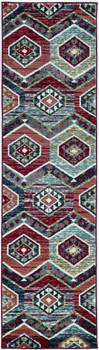 2' x 8' Red Polypropylene Runner Rug