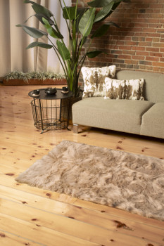 3' x 5' Taupe Non Skid Area Rug