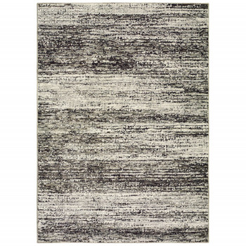 3' x 5' Ash and Slate Abstract Area Rug