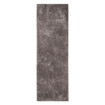 3' x 8' Taupe Tufted Handmade Stain Resistant Runner Rug