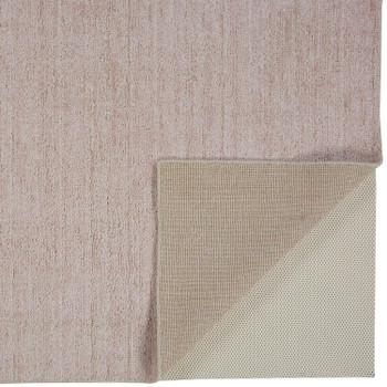 4' x 6' Pink and Ivory Hand Woven Area Rug