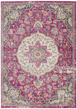 5' x 7' Pink Dhurrie Area Rug