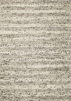 5' x 7' Wool Grey Area Rectangle Rug