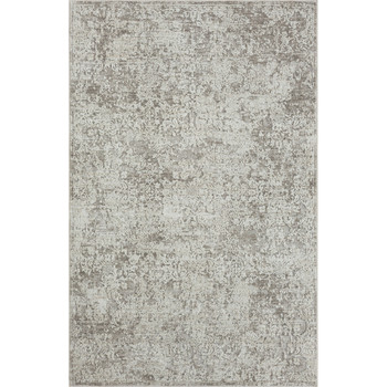 5' x 8' Gray Abstract Distressed Rectangle Area Rug