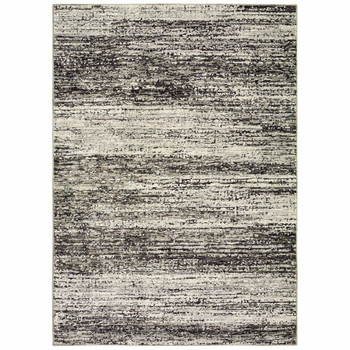5' x 8' Ash and Slate Abstract Area Rug