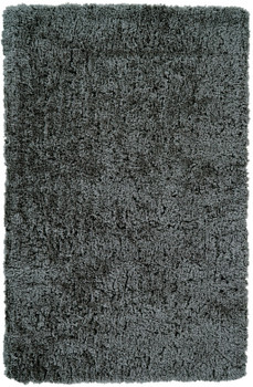 5' x 8' Gray Shag Tufted Handmade Stain Resistant Area Rug