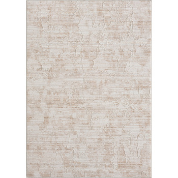 5' x 8' Beige Abstract Rectangle Area Rug