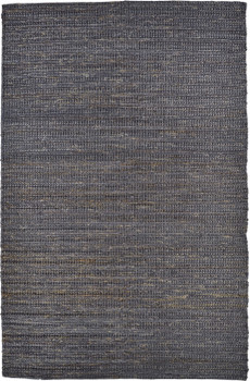 5' x 8' Brown Blue and Taupe Hand Woven Area Rug