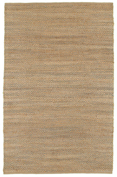 5' x 8' Brown Dhurrie Hand Woven Area Rug
