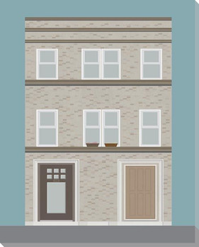 New York Plan 4 Wrapped Canvas Giclee Art Print Wall Art