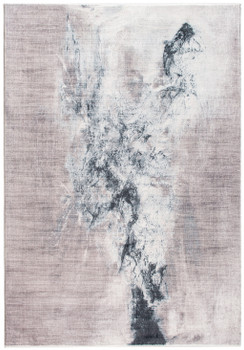 5' x 8' Sand Abstract Dhurrie Area Rug
