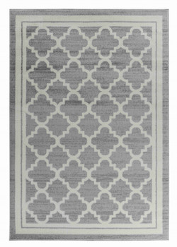 5' x 8' Grey Moroccan Area Rug